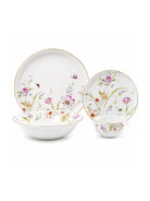 Floral Dream 24K pure gold detailing porcelain dinner set 27 pcs

