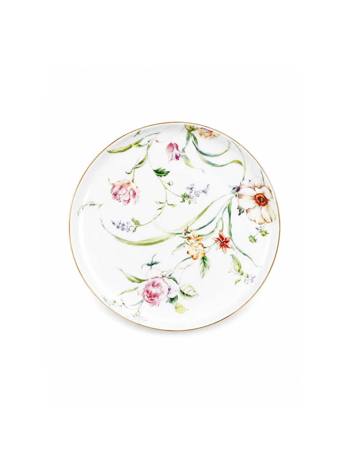 Elegant Floral Dream 27-piece porcelain dinner set


