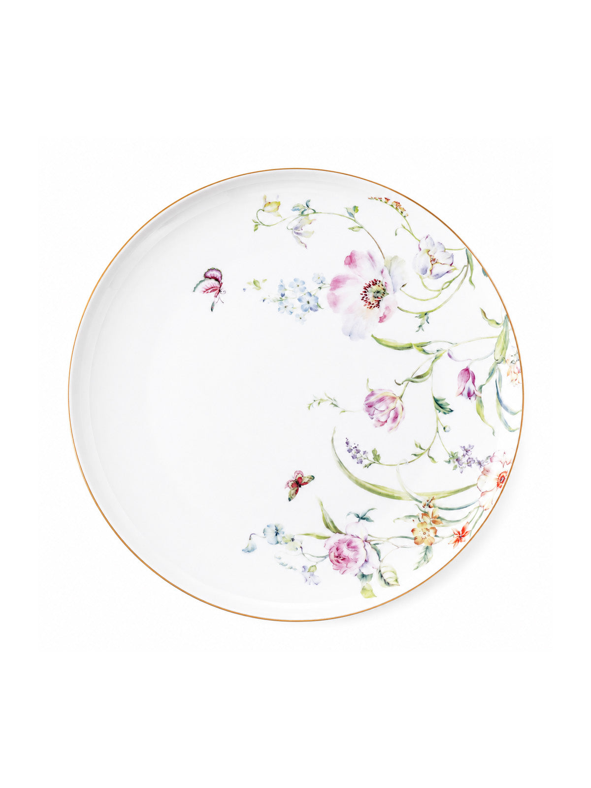 Floral Dream luxury porcelain dinner set with 24K gold detailing

