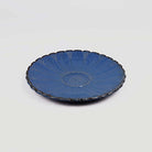Teal floral serving platter

