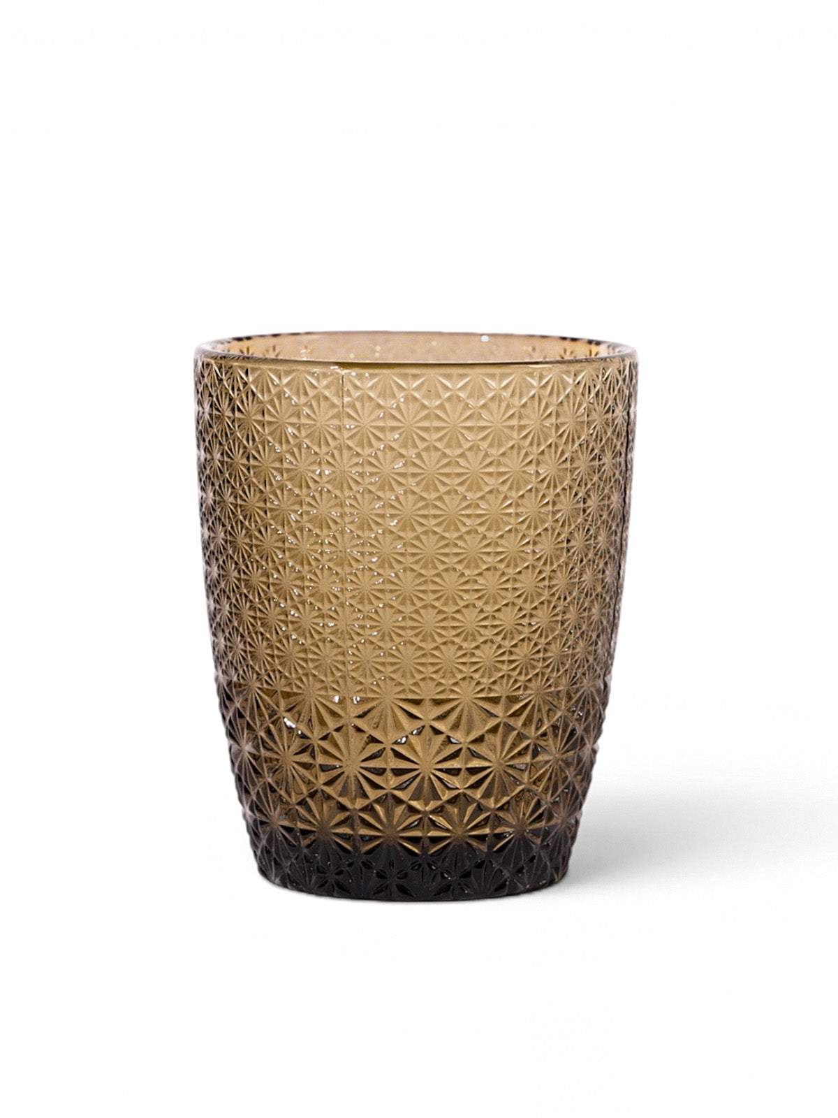 Gleam unique-textured drinking glasses on display

