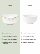 Golden Ray gold serving bowl

