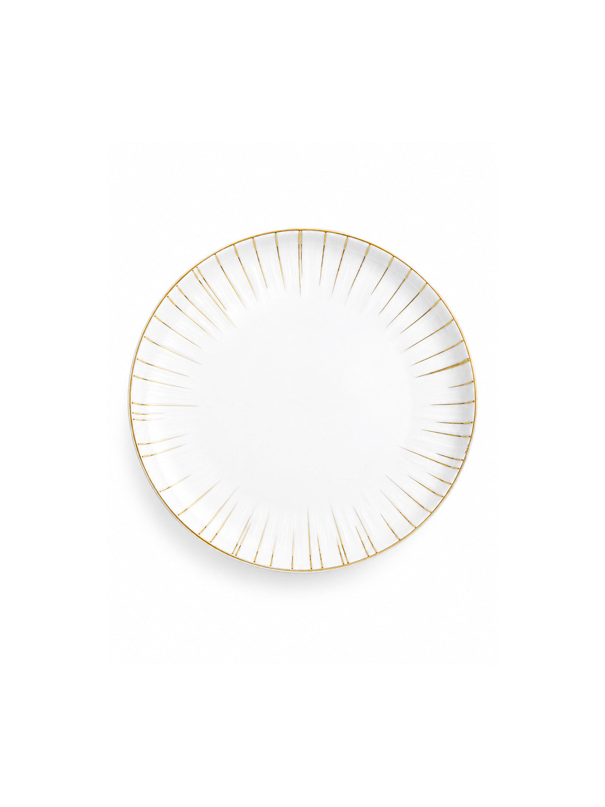 Elegant Golden Ray 27-piece porcelain dinner set

