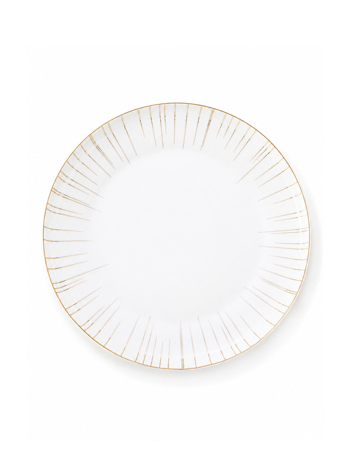 Golden Ray luxury porcelain dinner set with 24K gold detailing

