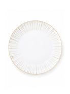 Golden Ray luxury porcelain dinner set with 24K gold detailing

