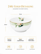 Greenhaven 24K gold dining bowl with elegant design

