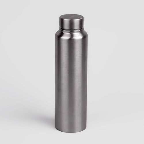 Grey Stainless Steel Bottle product close-up

