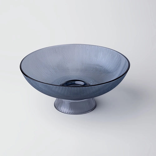 Decorative grey fruit bowl for kitchen and dining table

