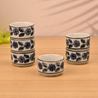 Handpainted ceramic bowls for chutney and dips

