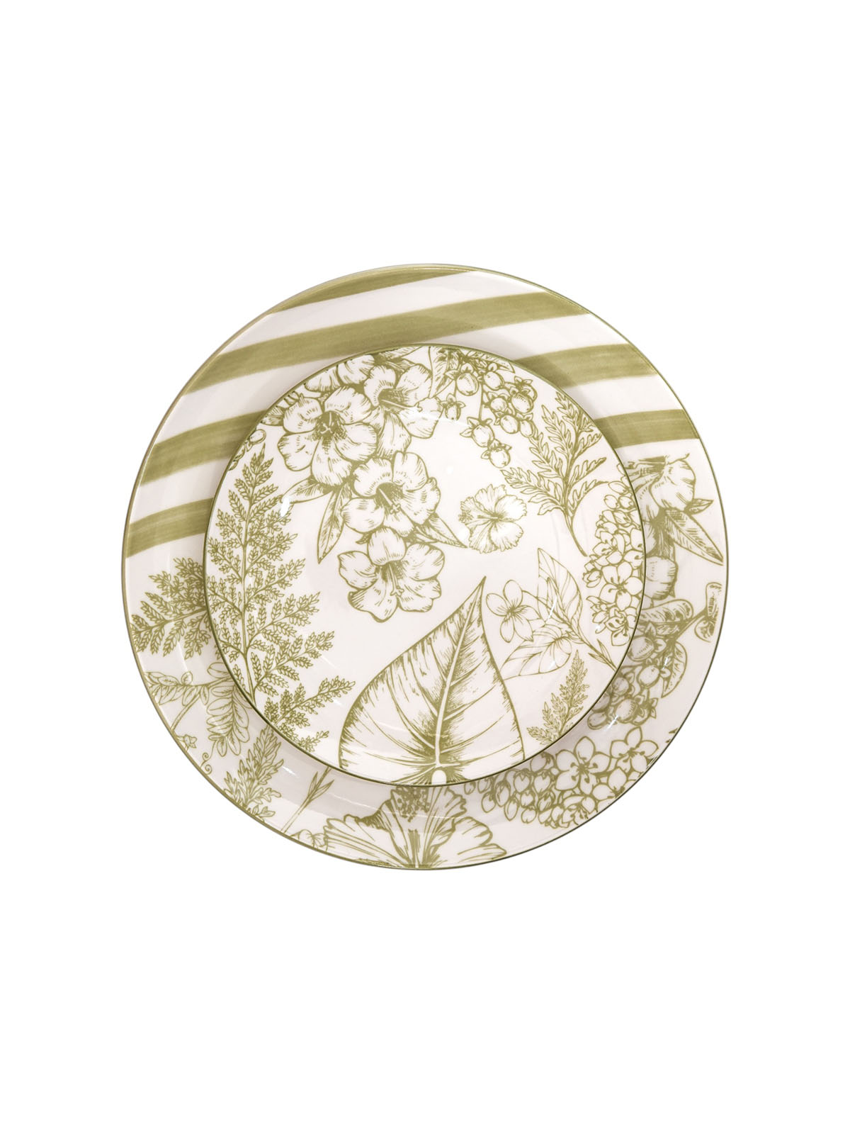 Elegant Hazel porcelain dinnerware set of 2

