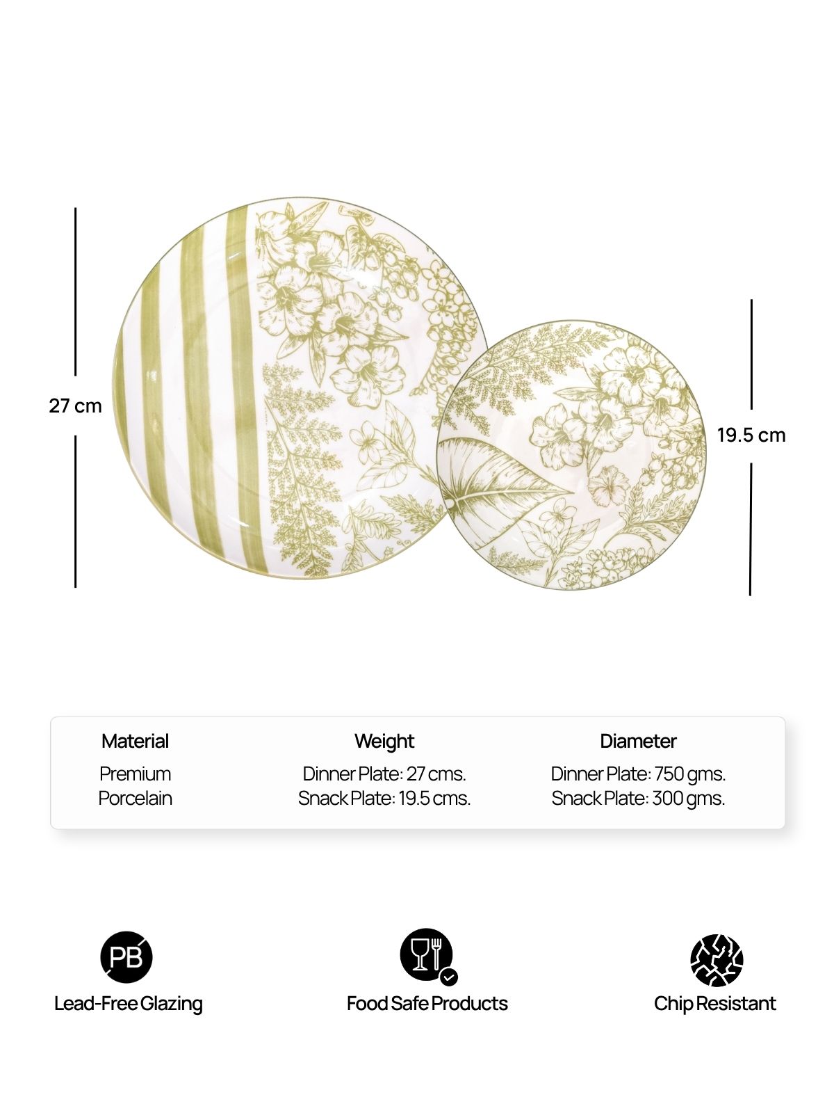 Hazel porcelain dinnerware plates for modern dining

