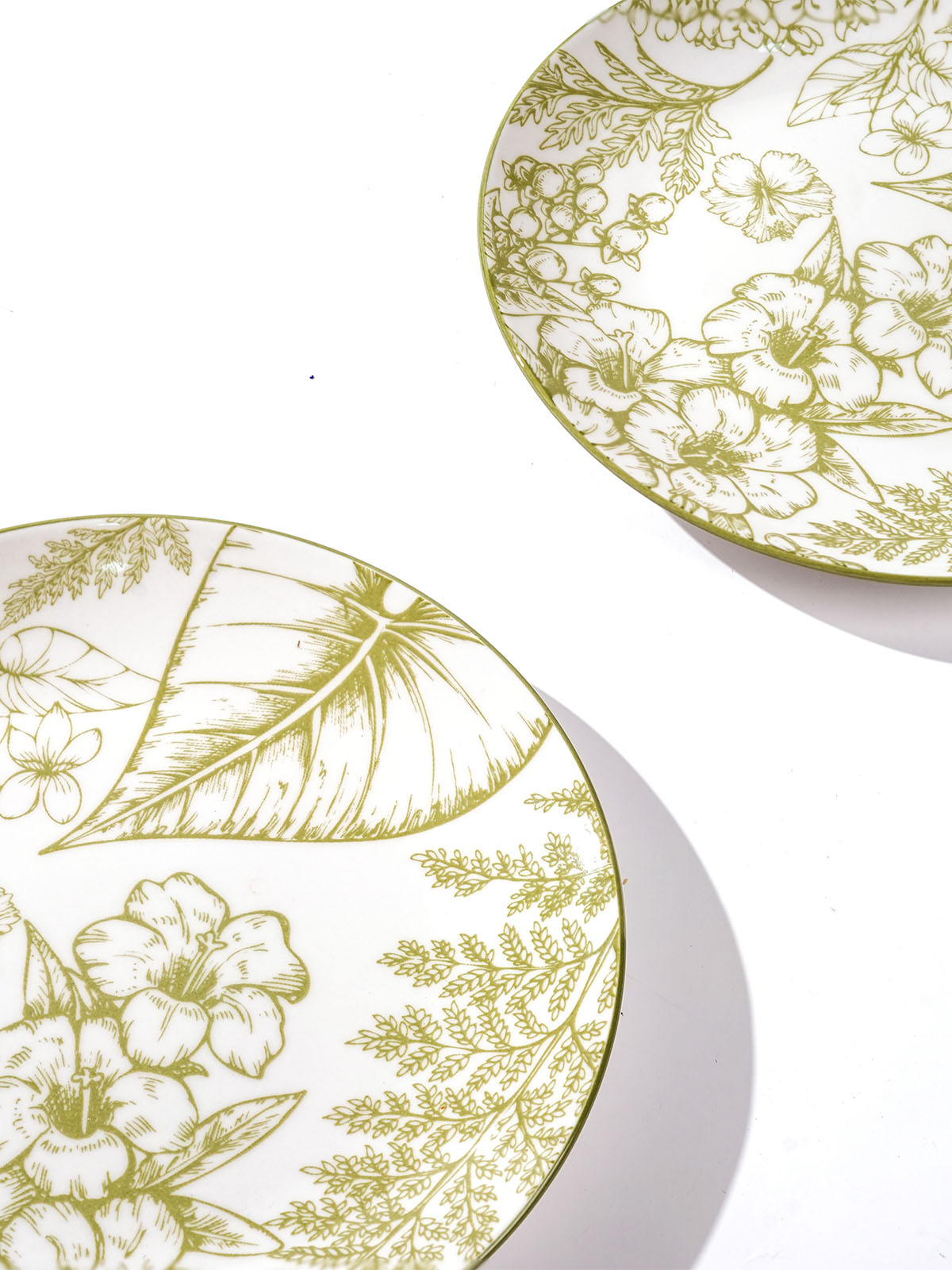 7.8-inch Hazel porcelain plates for breakfast and light meals

