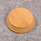 Premium 270ml glass jars with handcrafted wooden lids
