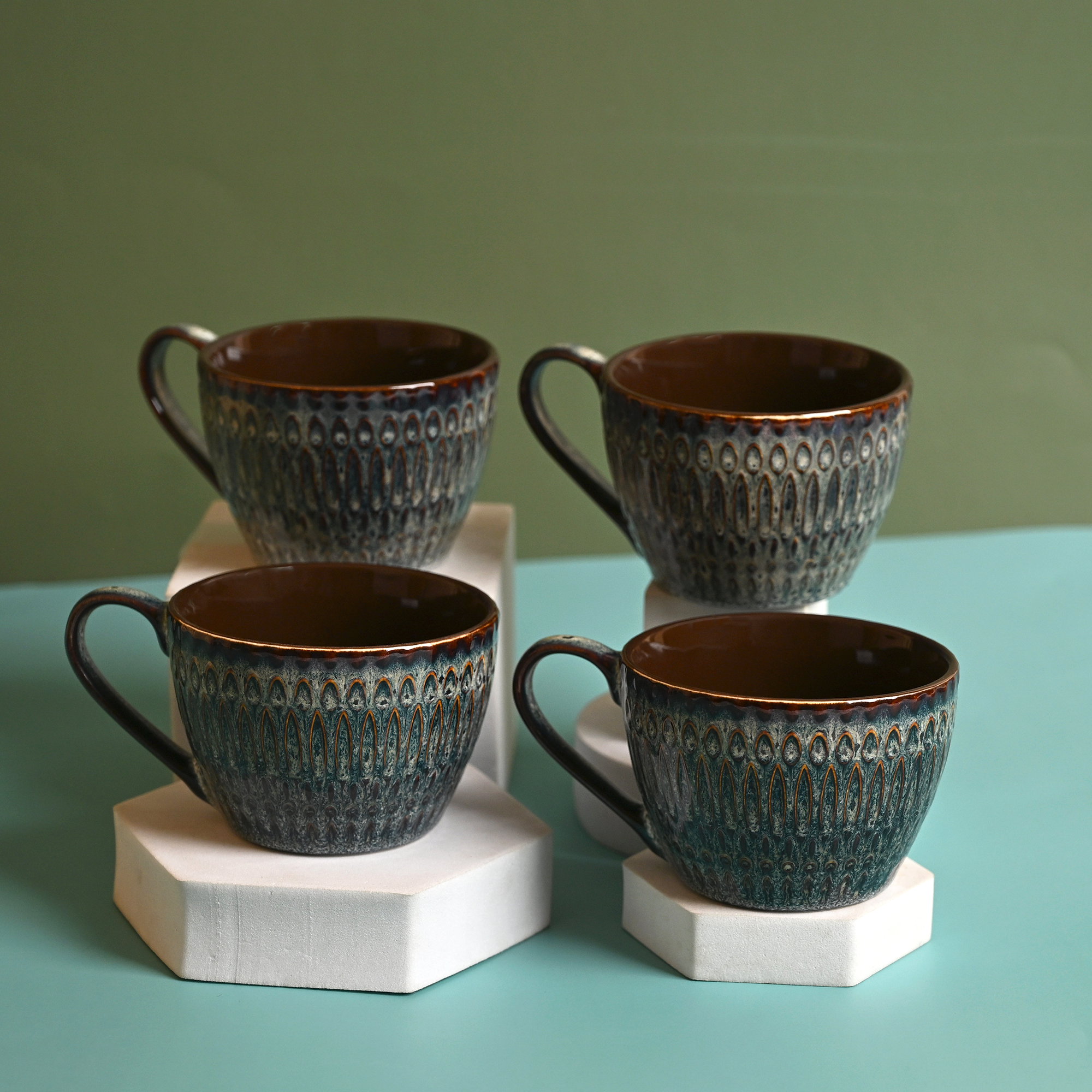 Imperial new bone china tea cups set of 4

