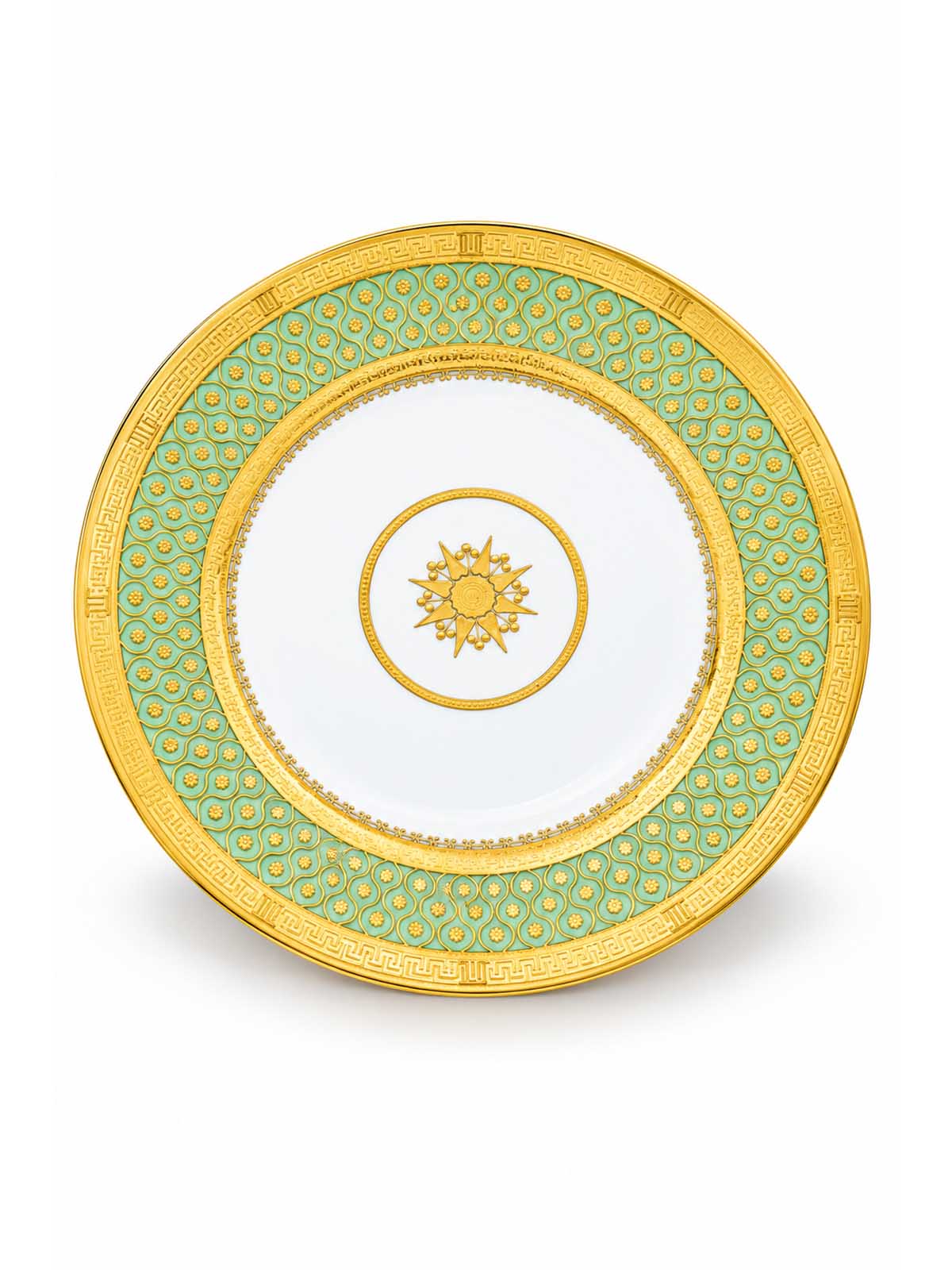 Ira 28 Piece Real Gold Dinner Set product close-up

