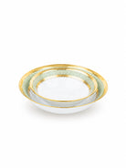 Ira Real Gold Dinner Set 28 Pcs displayed on a dining table

