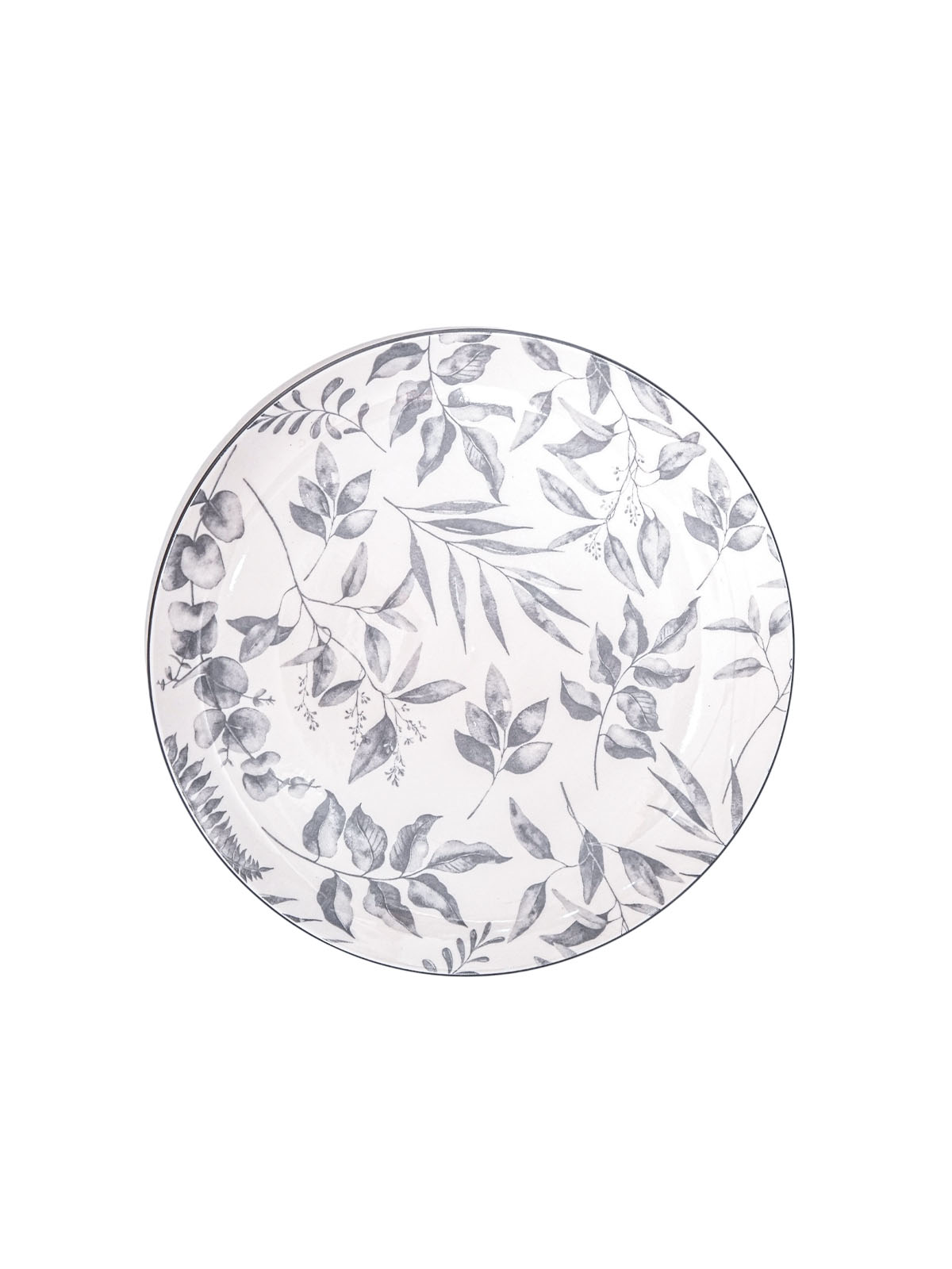 Ivory porcelain dinner plates arranged for a beautiful table setting