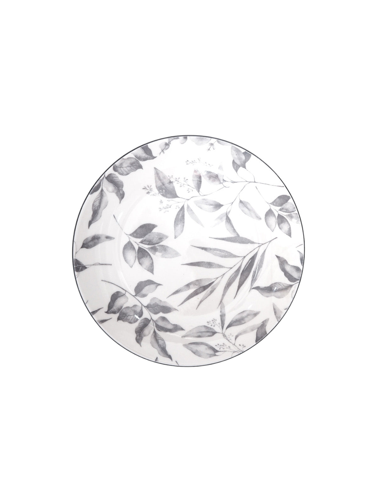 Elegant Ivory porcelain plates set of 4 for home dining

