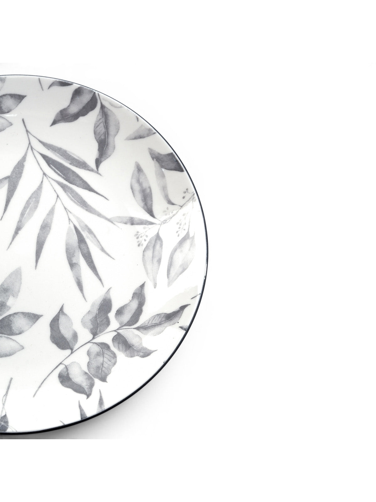 Ivory quarter plates arranged for a stylish dining table setting

