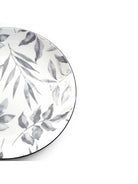 Ivory quarter plates arranged for a stylish dining table setting

