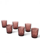 Juni Perfect-Textured drinking glass set of 6