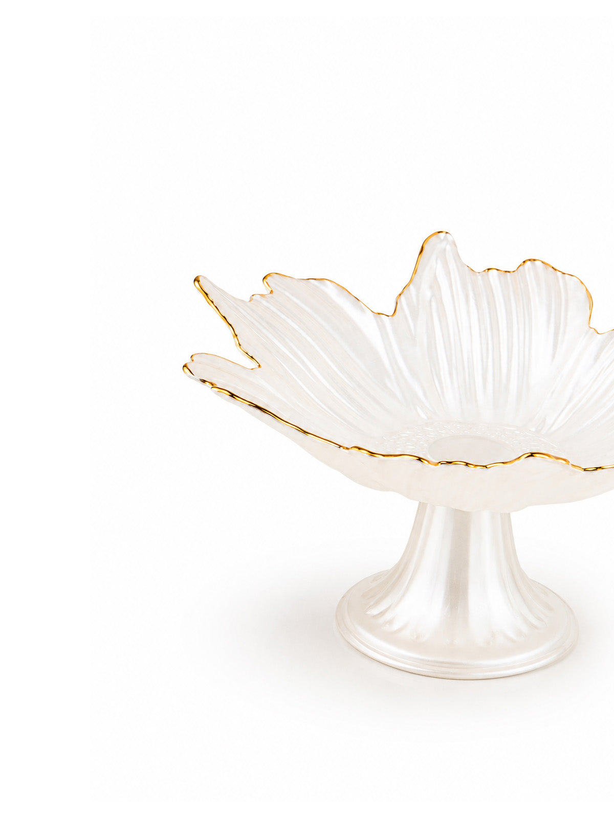 Elegant Lotessa Fruit Basket showcasing decorative gold detailing

