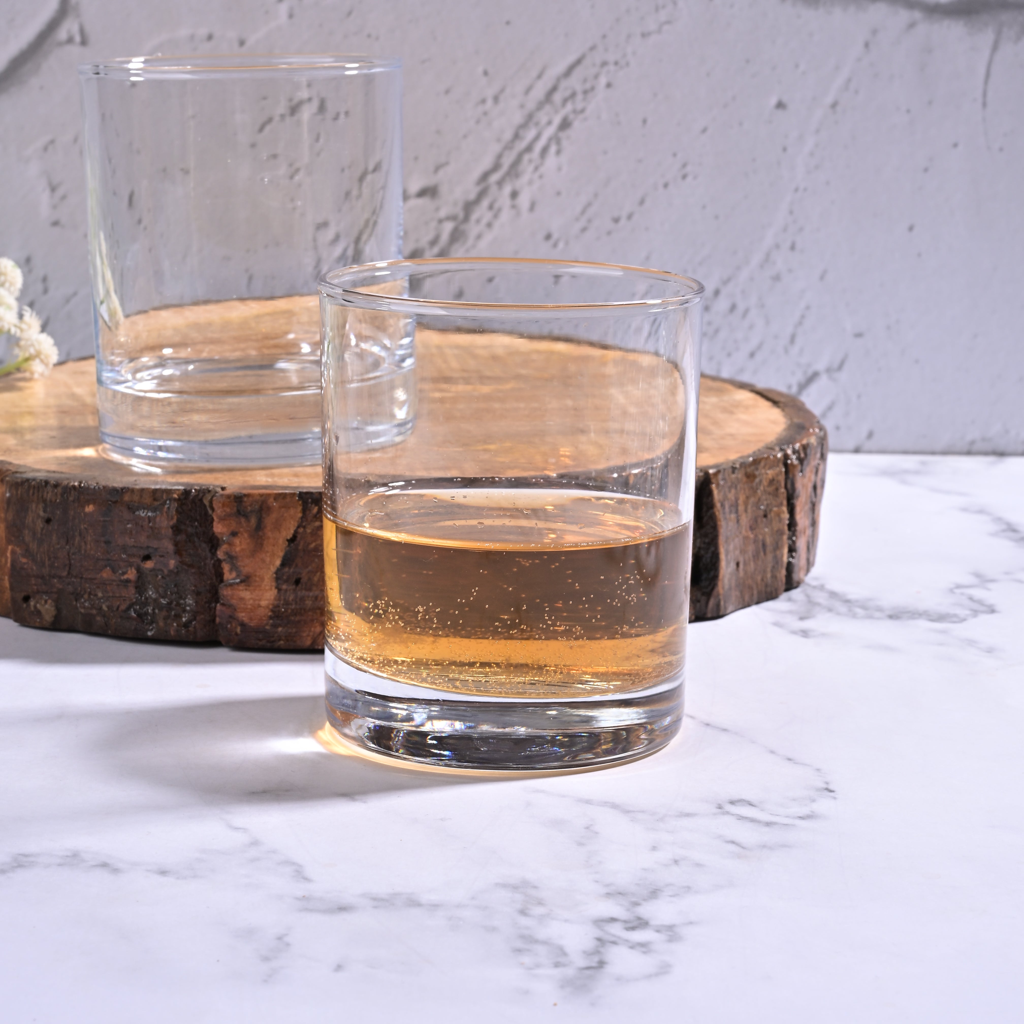 Elegant Luminous glasses for everyday serving

