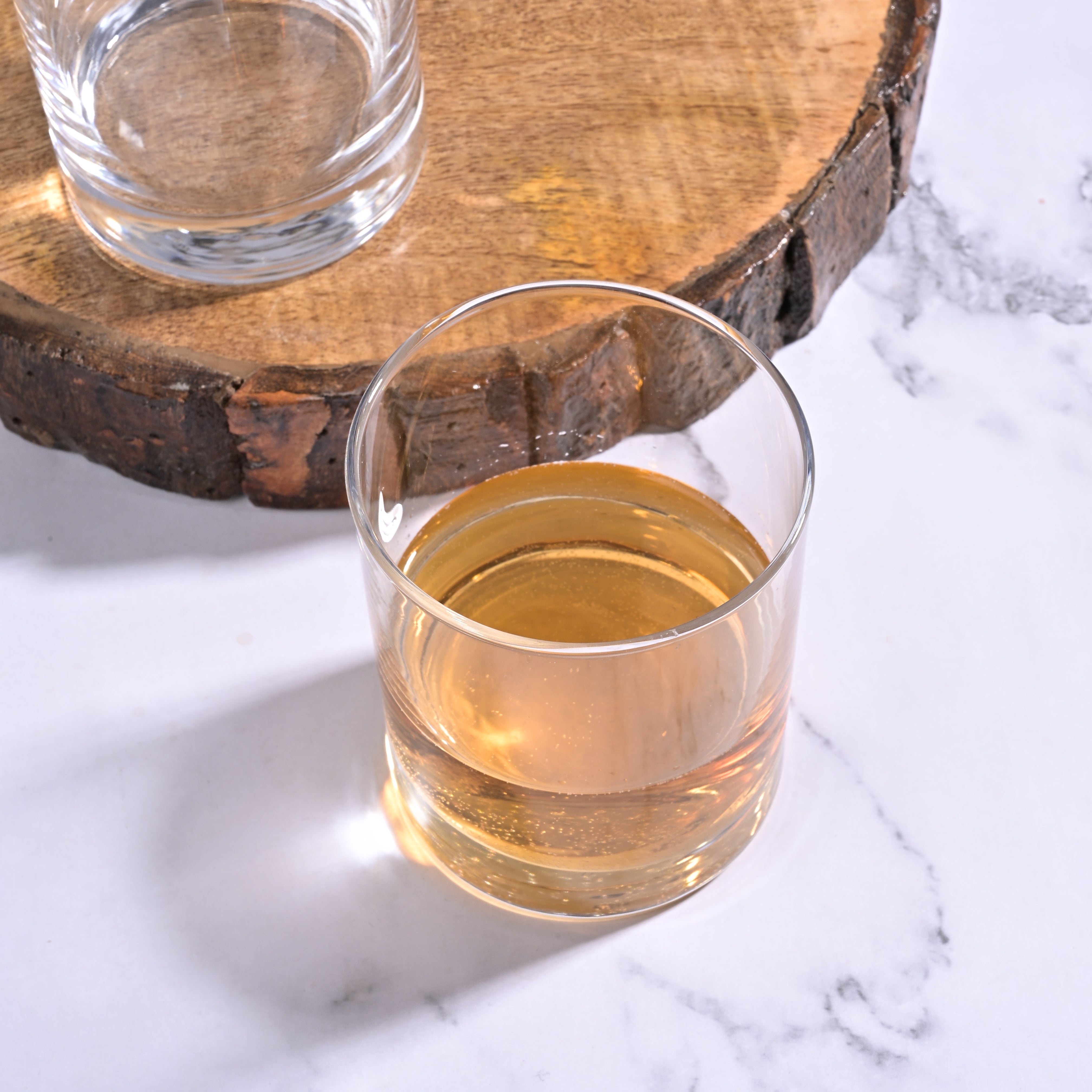 Two Luminous glasses displayed together


