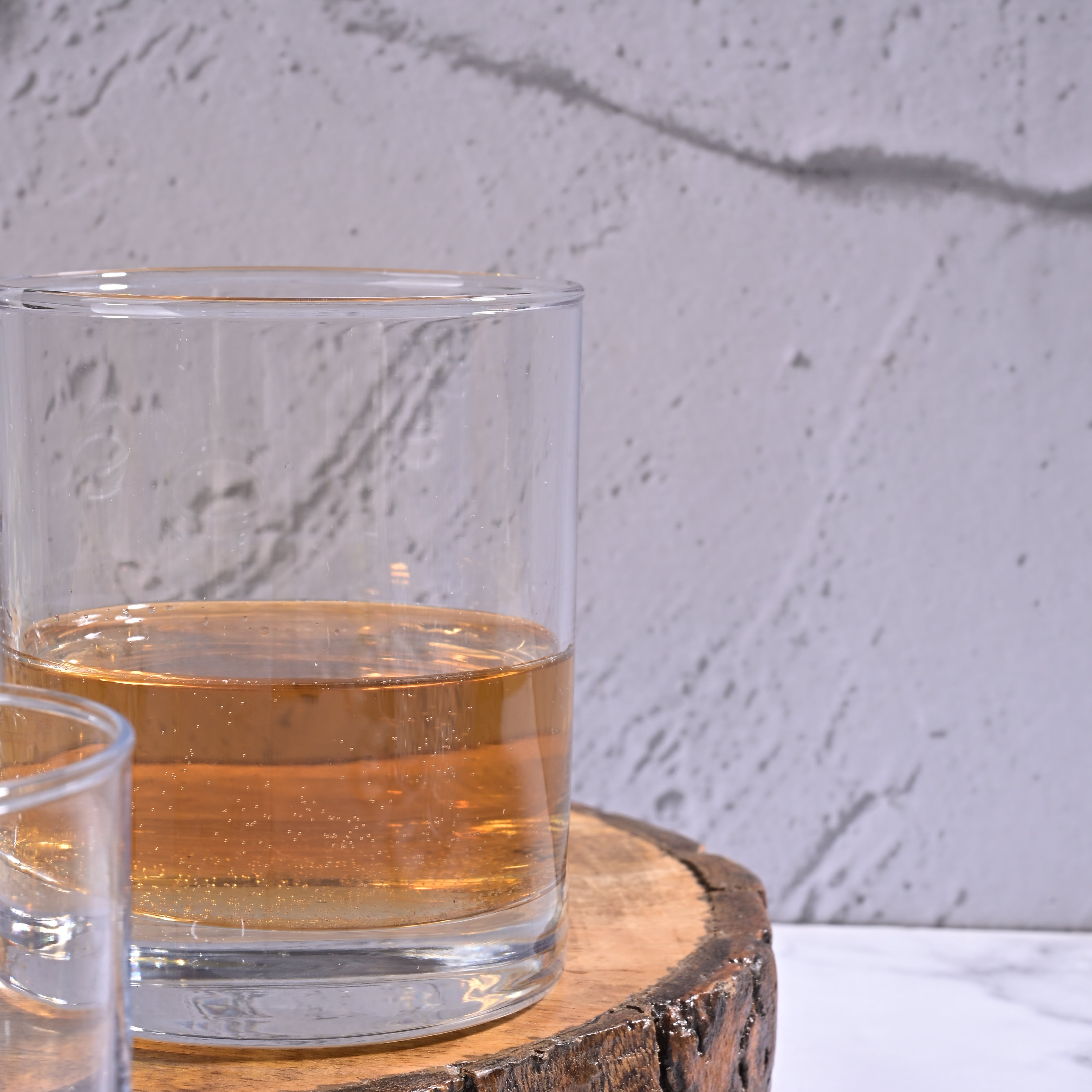 Premium glassware pair with sleek design

