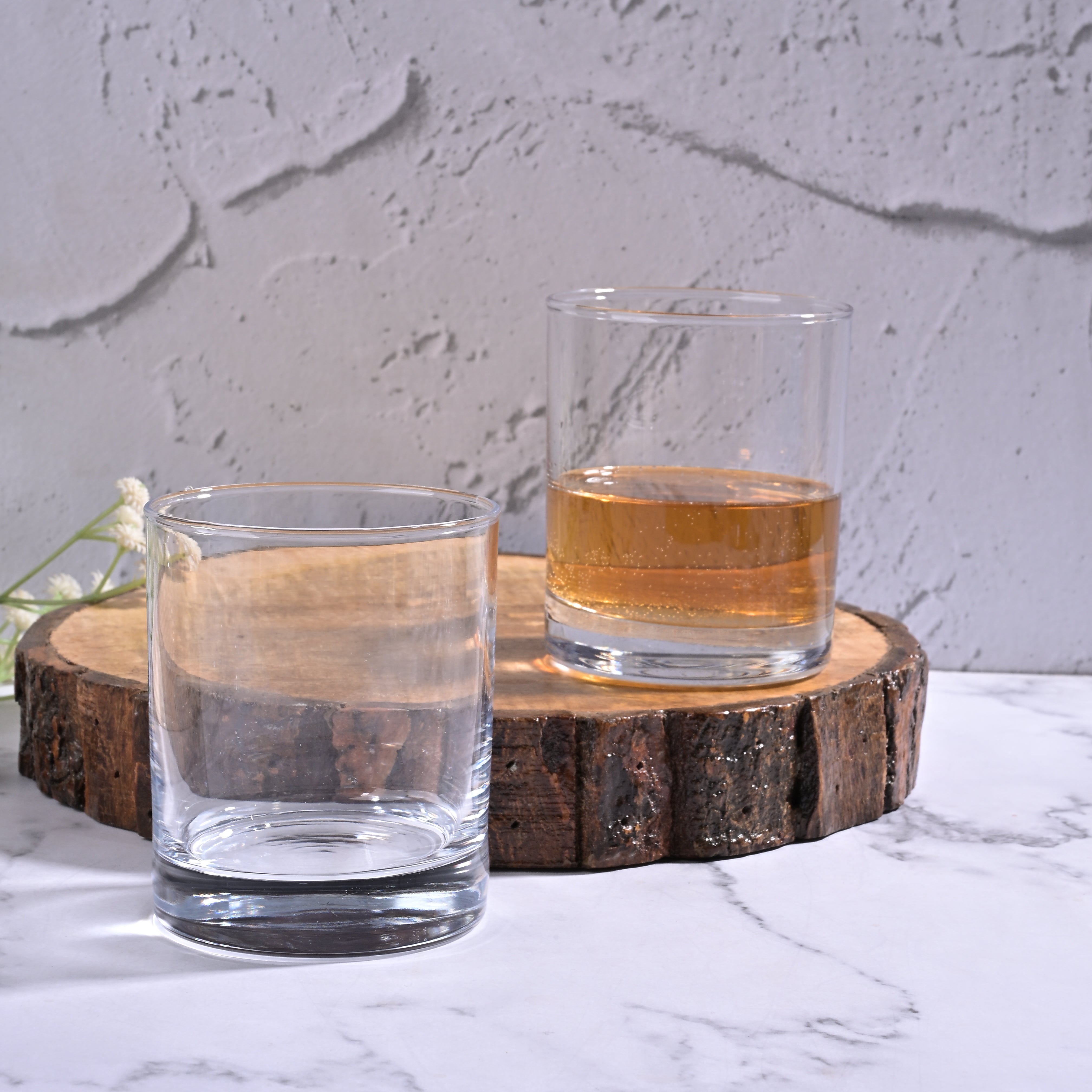 Elegant beverage glasses for contemporary dining


