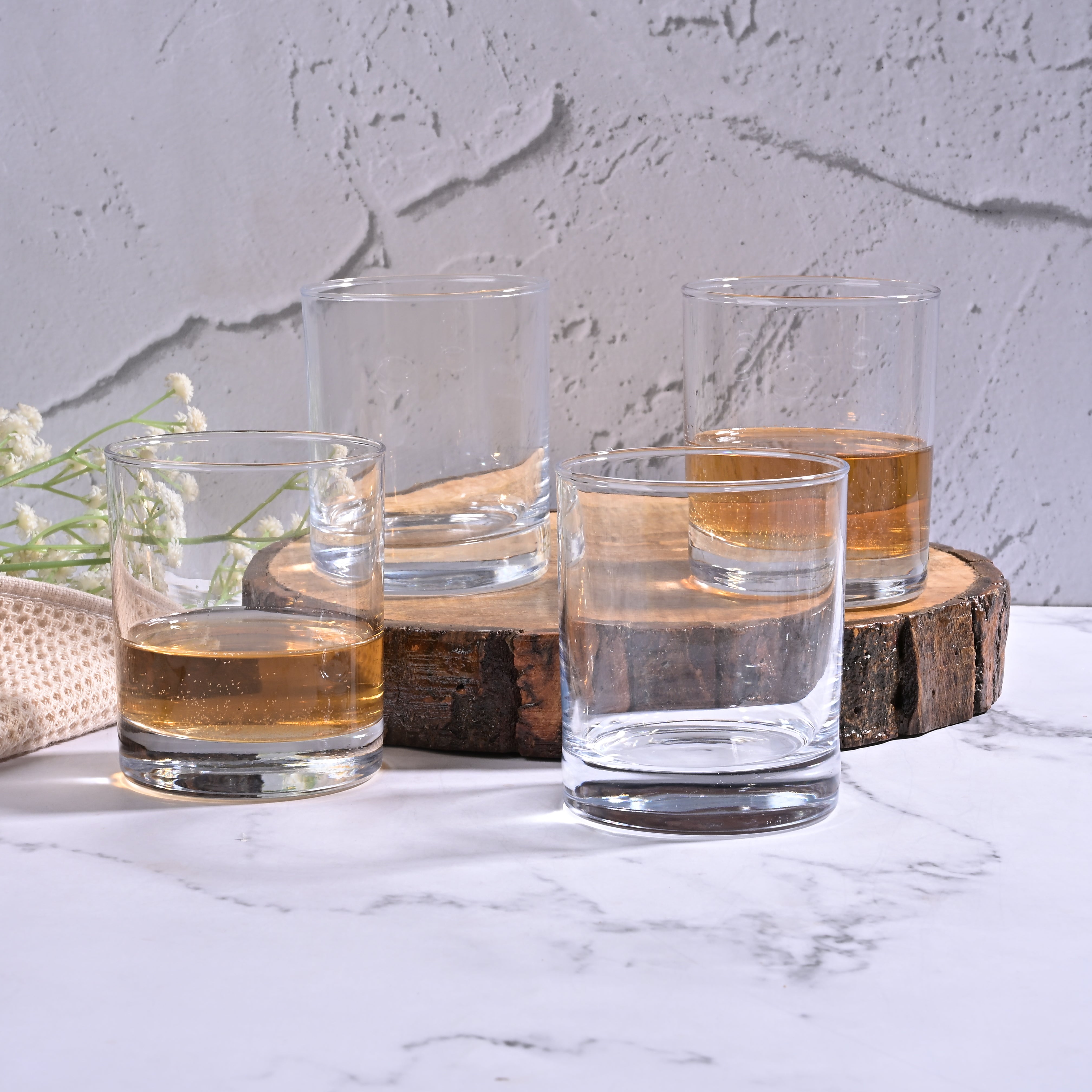 Luminous Glass set of 4 