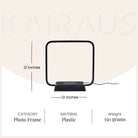 Decorative luminous square LED light display

