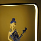 Modern square LED display for stylish interiors


