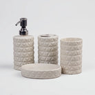 Decorative luxe ceramic bathroom set for contemporary homes

