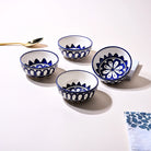 Elegant handcrafted ceramic serving bowl set

