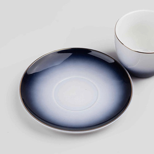 Luxury Blue Porcelain Tea Cups for Everyday Tea and Guest Serving

