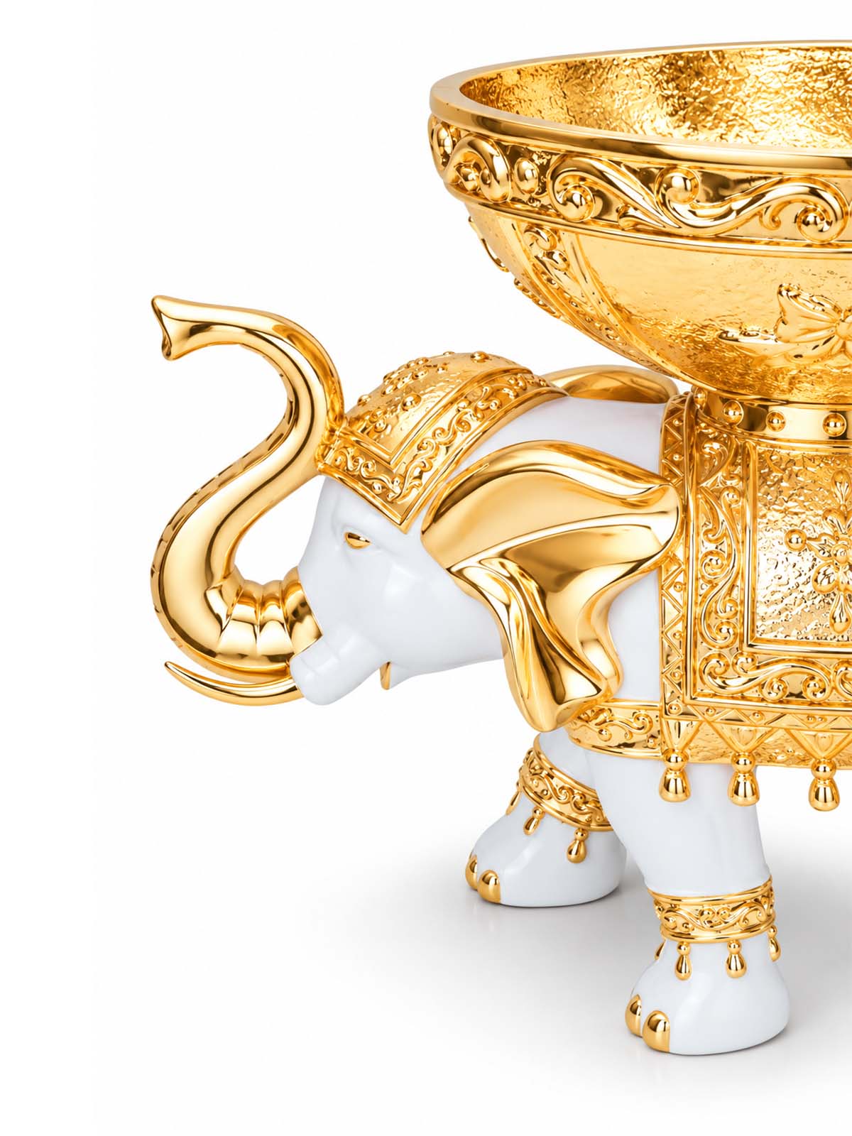 Majestique Royal Elephant Showpiece side view

