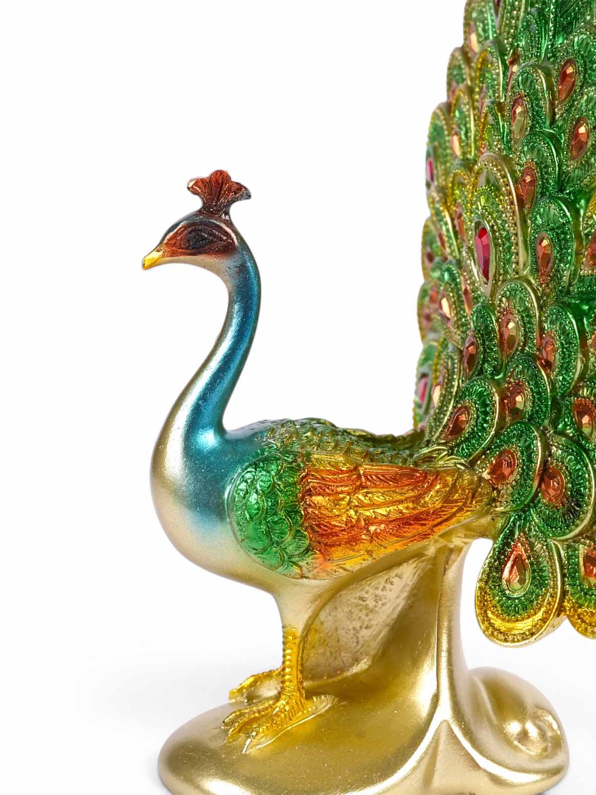 Decorative Malhara Rare Peacock Figurine for home interiors

