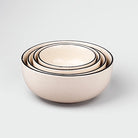 Midnight black ceramic bowls for dining table

