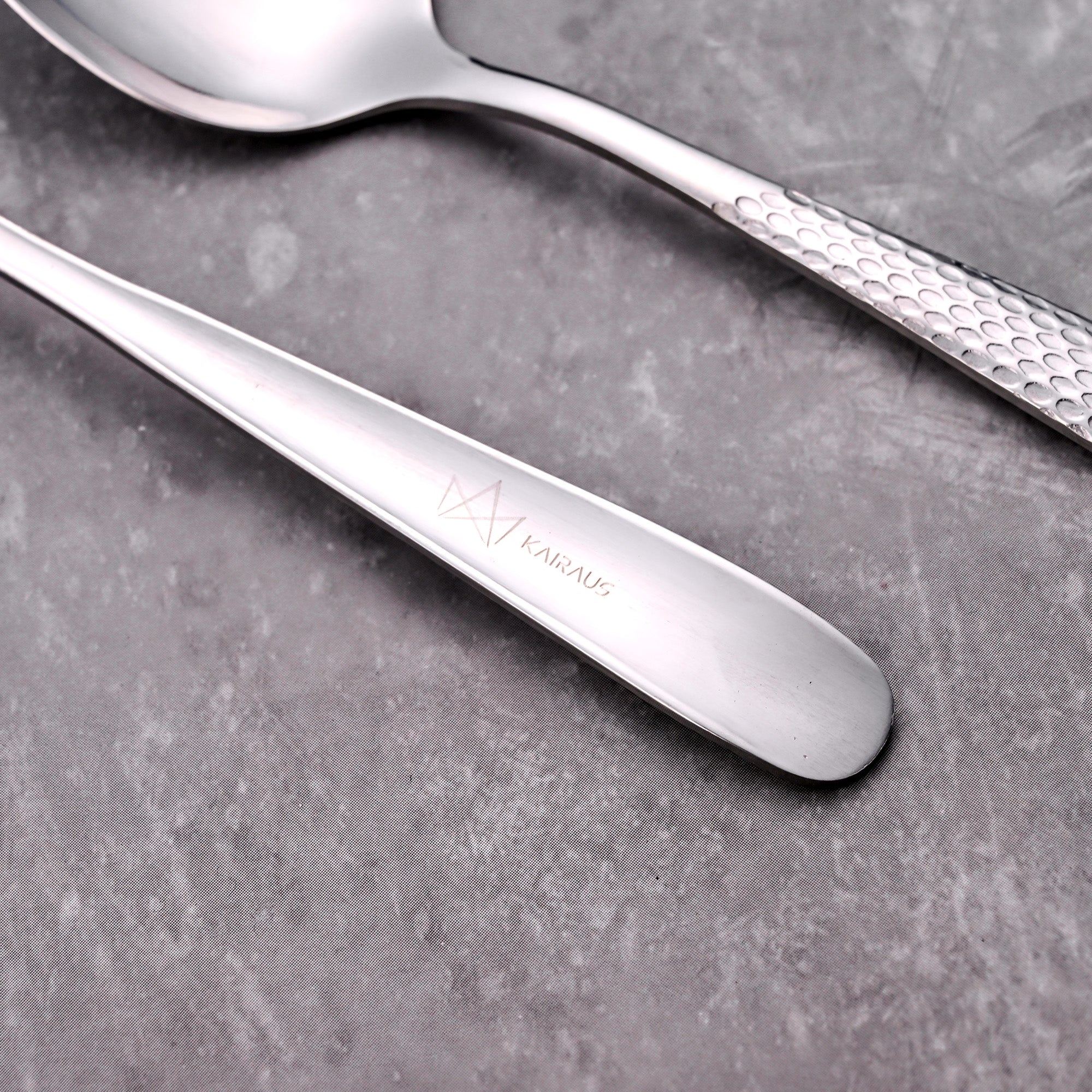 Mini Majestic Silver Stainless Steel Spoons Set of 2 for Everyday Use

