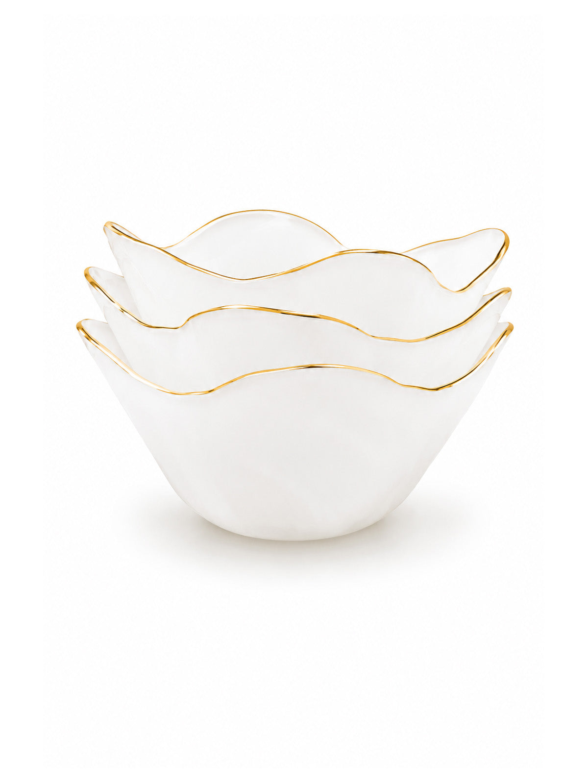 Monarch gold bowl and tray

