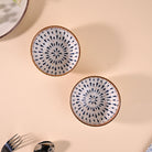 Blue and white Monsoon Dreamscape porcelain serving bowls

