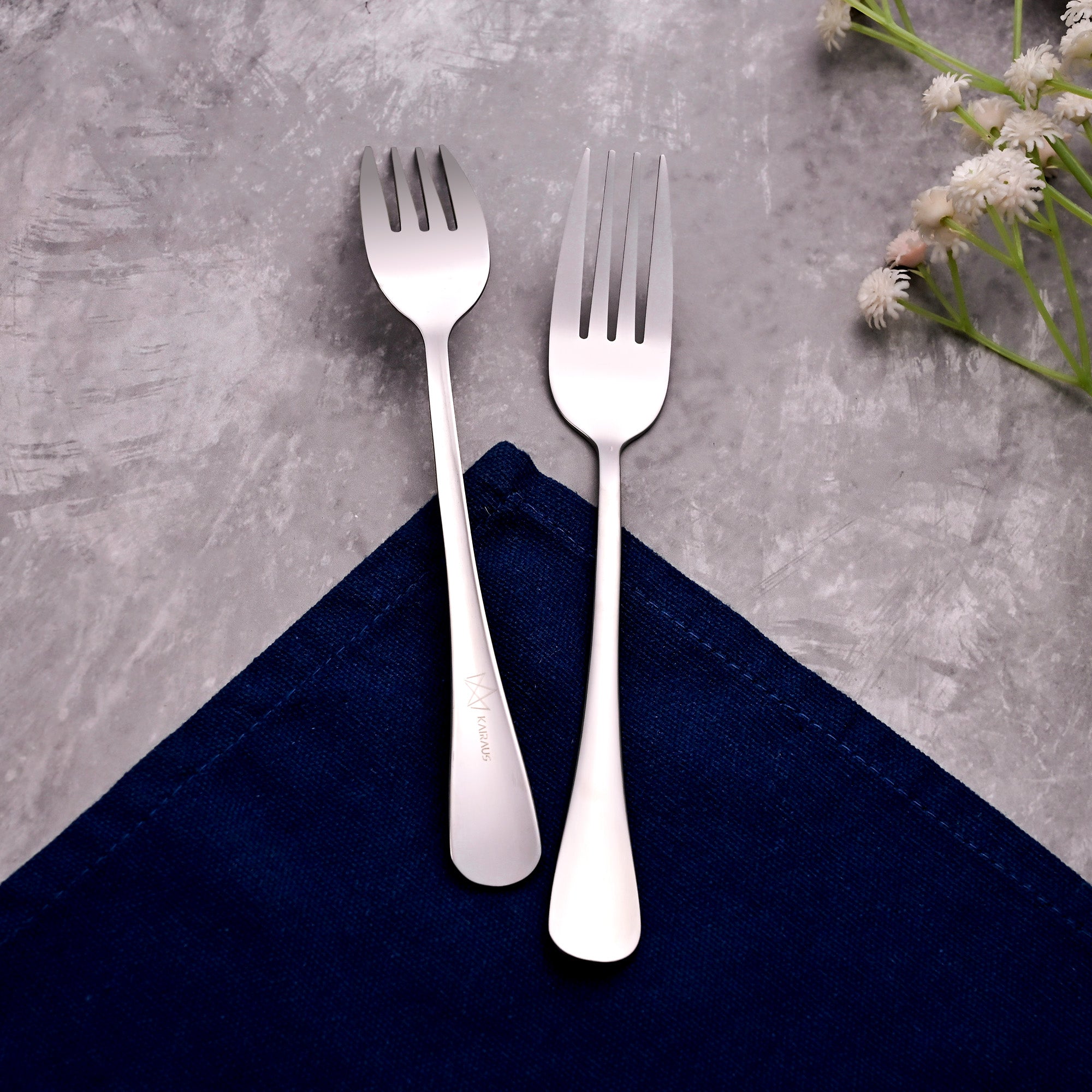 Premium Moonlight Mini Fork Set of 2 for Elegant Dining

