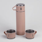 Luxury stainless steel vacuum thermos flask set for home use