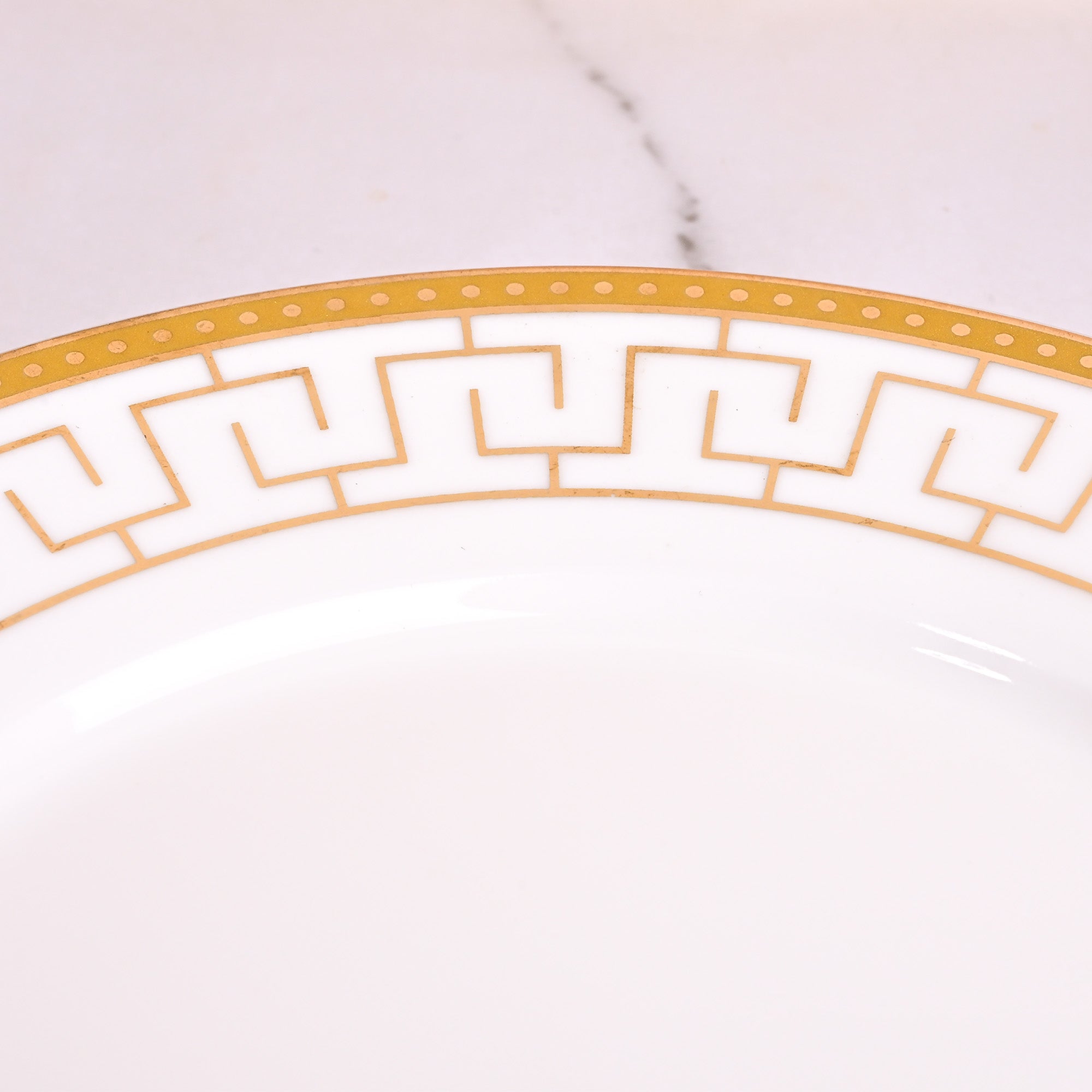Beautiful white porcelain bowls and saucers for tableware

