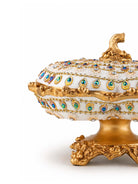 Palace Bouquet Dry Fruit Box showcasing its beautiful floral design

