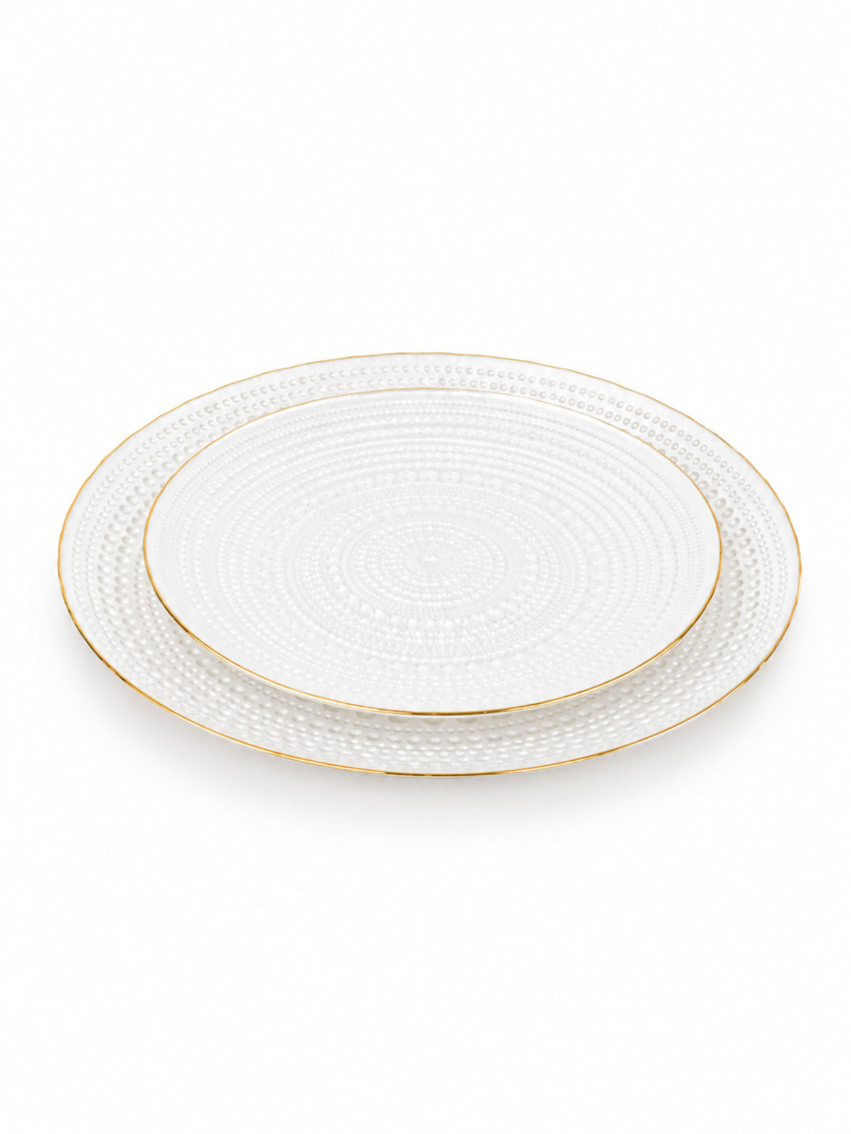 Pearlwave 27 Piece Real Gold Dinner Set product close-up

