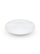 Pearlwave Dinner Set showcasing elegant gold detailing

