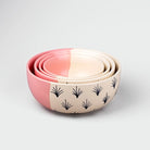 Set of 4 premium blush pink bowls

