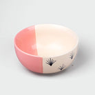 Elegant blush pink serving bowl set

